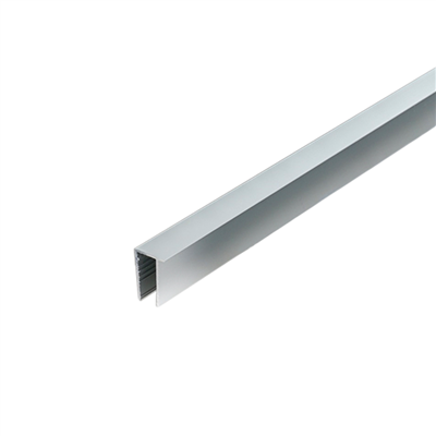 El Lagar: Ferreteria y materiales para construccion: Perfil Tipo U Terminal  Lamina Aluminio 8 mm 2.15