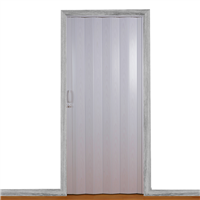 Puerta plegable PVC blanca 1.10x2.10m - La Casa del yeso
